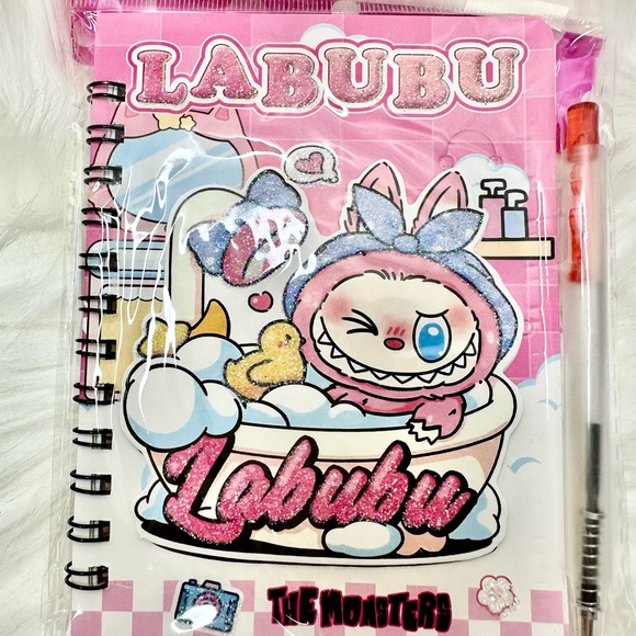 Bundle of 10 Kids Spiral Notebooks - Pink, Blue, Yellow - Picture 6 of 9